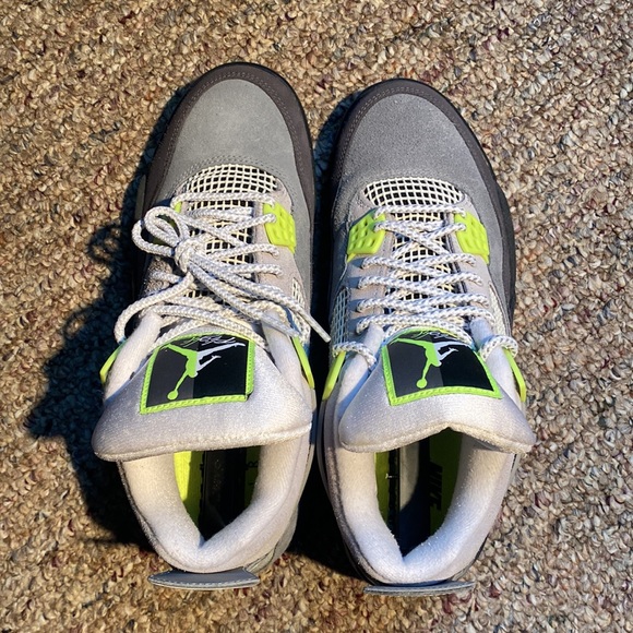 Nike Air Jordan 4 Neon 95 - Picture 2 of 12